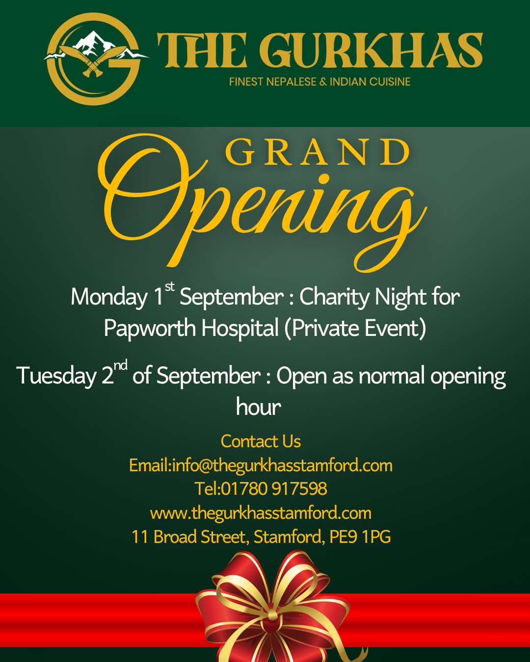 Opening Information